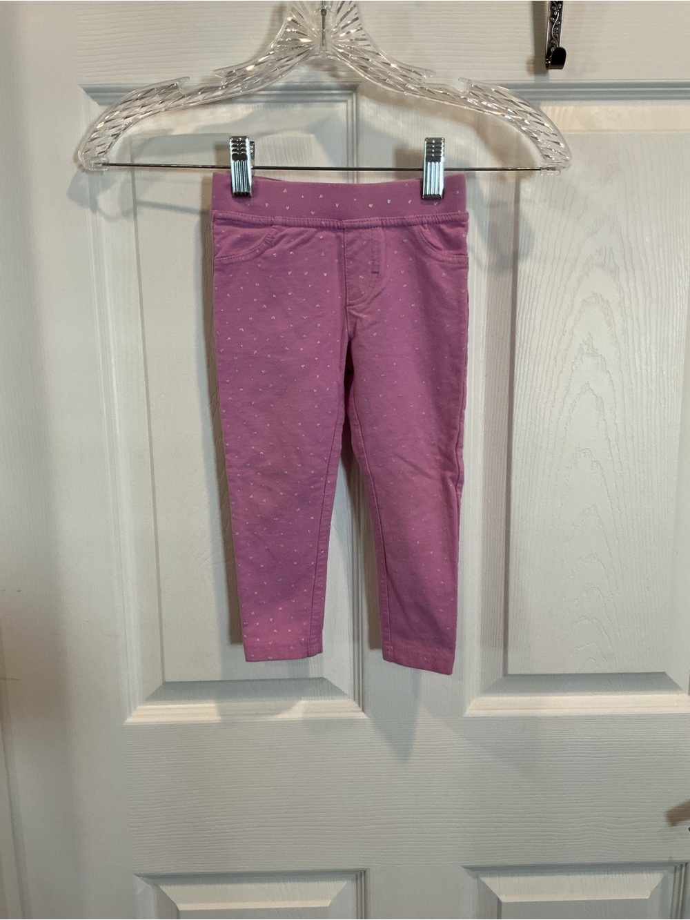 Falls Creek Girls' Leggings with Tiny Heart Print